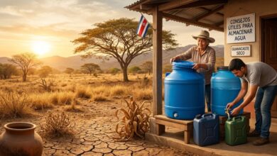 Cómo guardar agua en la casa en Guanacaste por Sequía